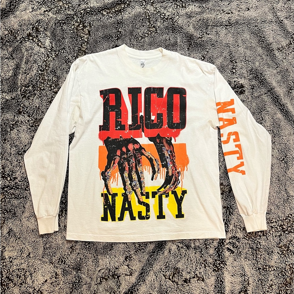Rico Nasty Official Merch Dazzle Nails Long Sleeve T-Shirt